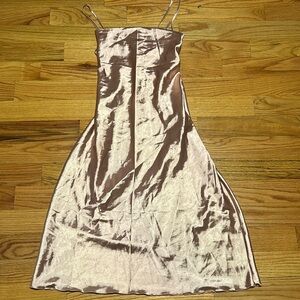 Silky baby pink dress XXL